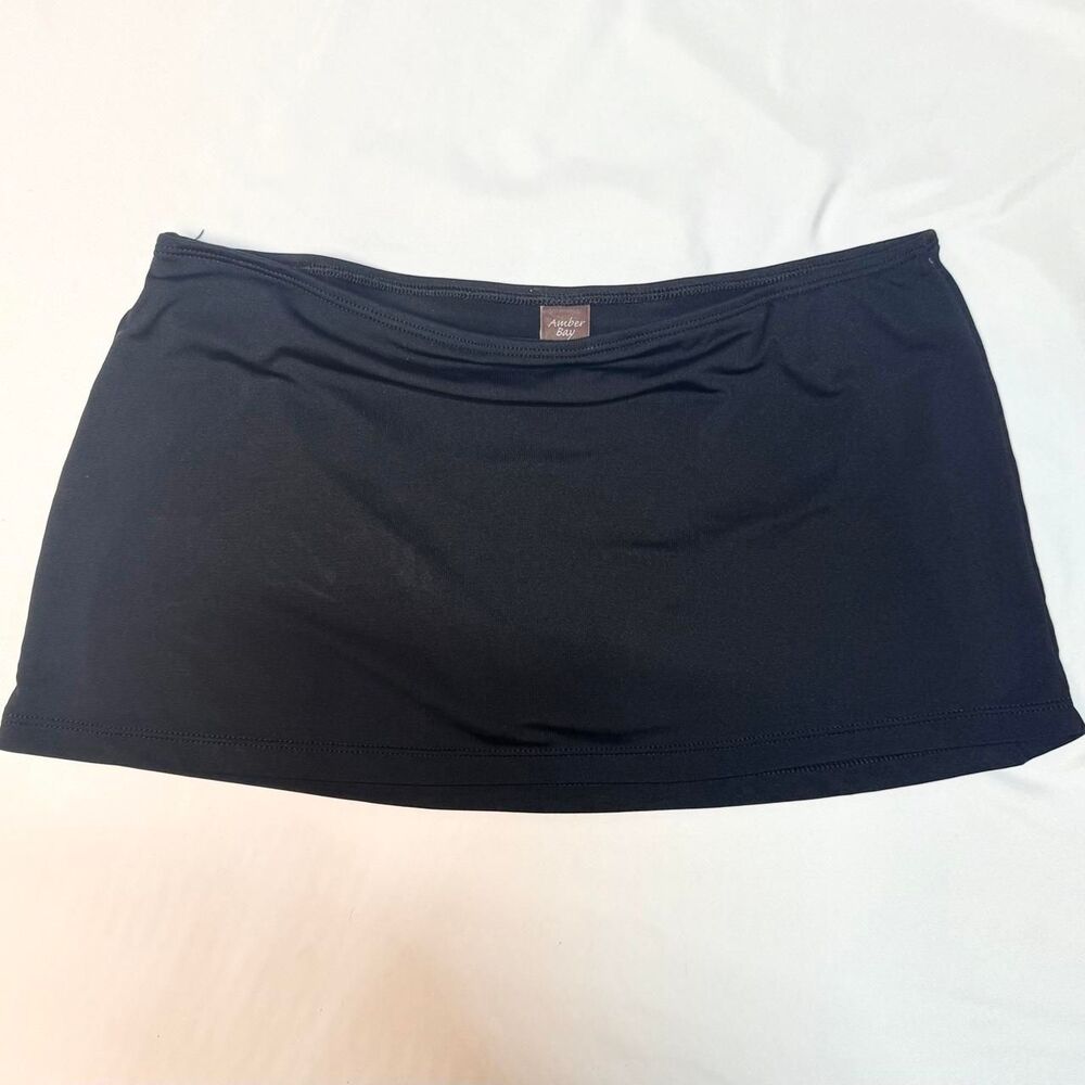 vintage Y2K Amber Bayblack micro swim skirt